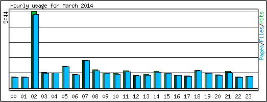 Hourly usage